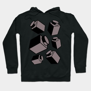 1 x 1 Bricks (AKA Falling Bricks) Hoodie